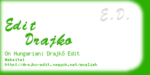 edit drajko business card