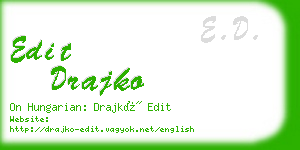 edit drajko business card